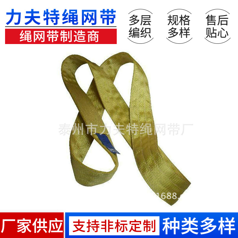 供应扁平吊装带起重吊带 扁平吊带5t 涤纶扁平吊带宽扁