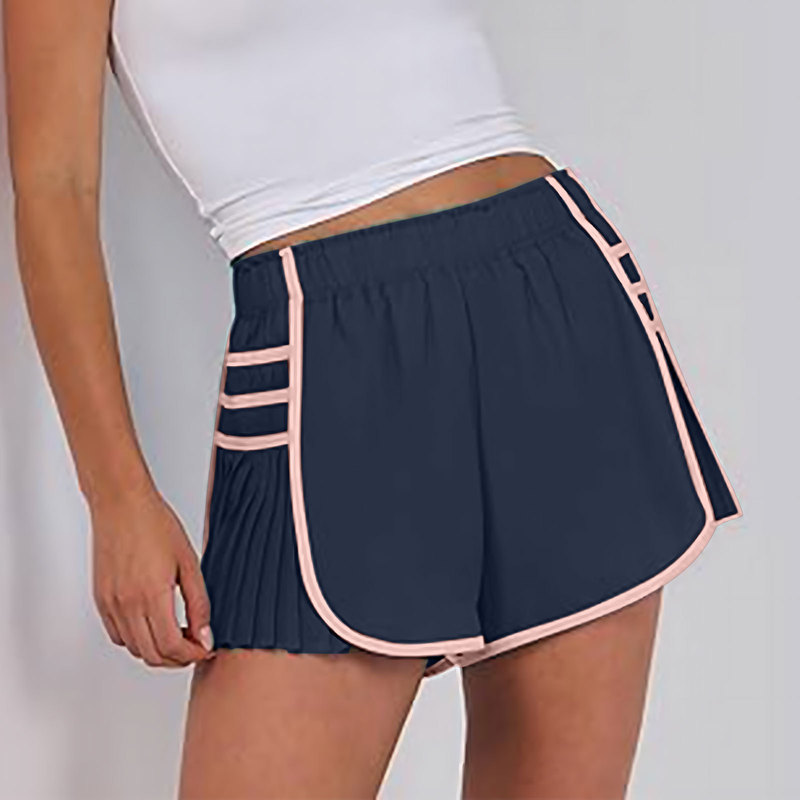 2024 Cross-Border Foreign Trade Amazon Independent Station New Nylon Sports Quick-Drying Pleated Shorts 2024 Cross-Border Foreign Trade Amazon Independent Station New Nylon Sports Quick-Drying Pleated Shorts