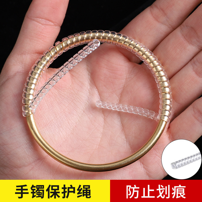 传承古法手镯保护膜 包黄金镯子套静电吸附膜 珠宝首饰手表密|undefined