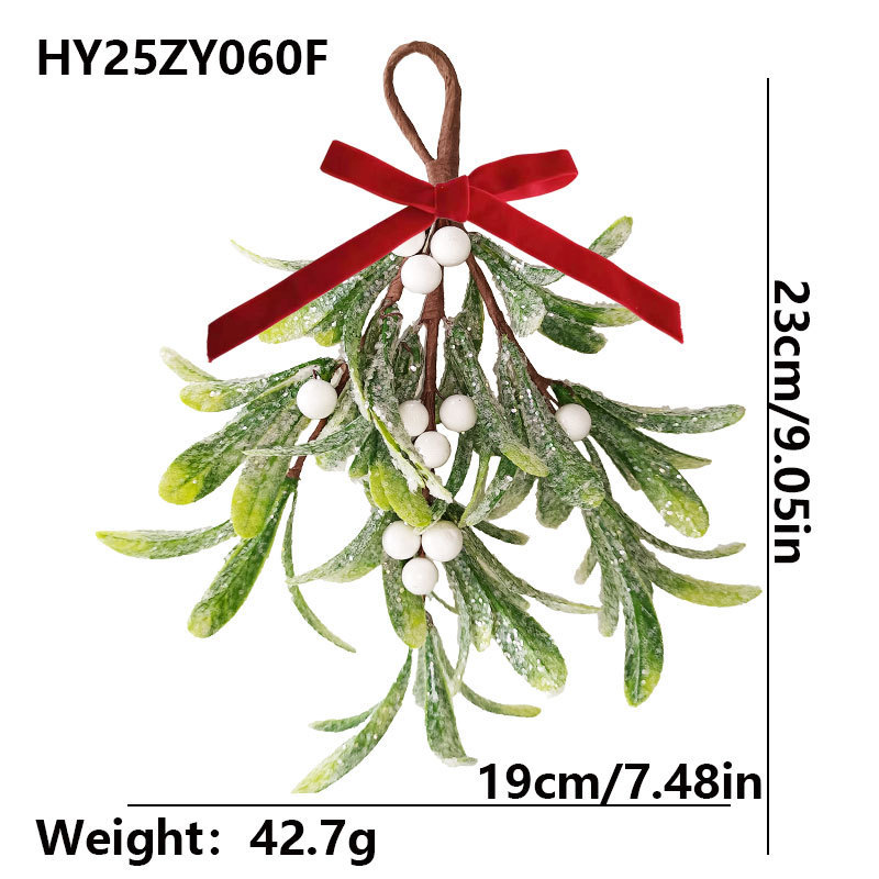 ヨーロッパとアメリカのクロスボーダークリスマスデコレーション、イチジクのハンギングオーナメントシリーズ、模擬緑の植物、ベリー、小さな花束、ソース工場|undefined