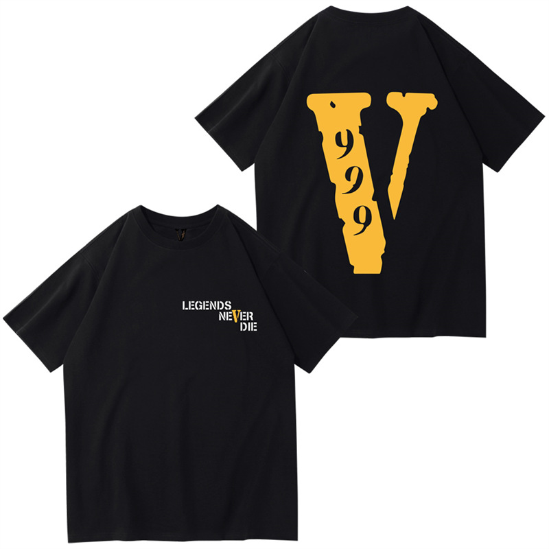 Футболка VLONE темно-синяя, S
