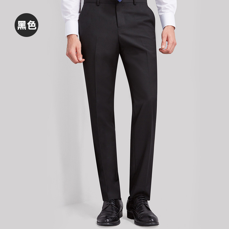 Men's Business Formal Trousers, Youth Pants, Men's Style, in Stock, Loose Straight-Cut Work Trousers, Men's Pants Wholesale