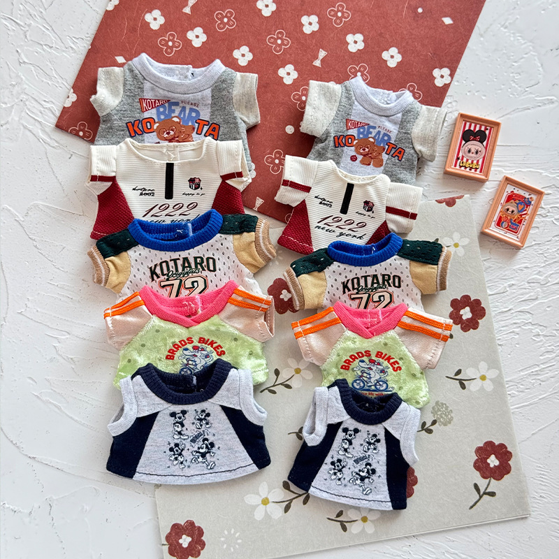 Excluding Doll Clothes, Nyota Doll Dress-Up Outfits, Color Scheme, Trendy Casual Colorful T-Shirts