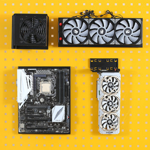 Computer Case Open Wall-Mounted Perforated Board Split Water-Cooled Case Wall-Mounted Eatx/Atx/Matx/Itx