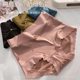 TikTok Explosive Underwear Women's High Waist Abdominal Hip Lifter Light Luxury Satin Non-marking Ice Silk Mulberry Silk Bottom Crotch Briefs