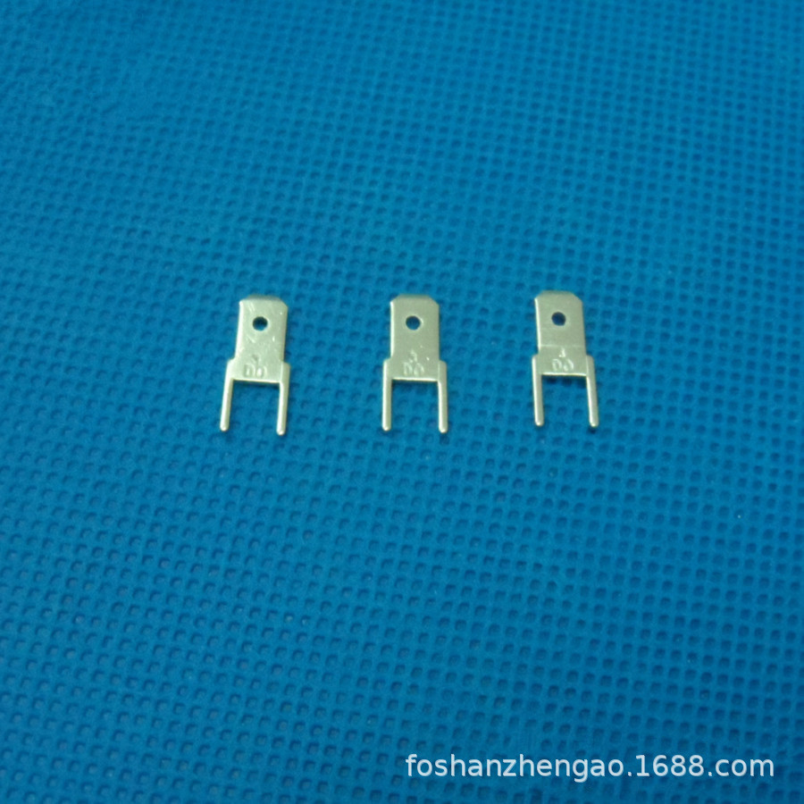 大量供应连接器6.3*0.8焊片 接线片 线耳插片 4.8焊片4.8*0.5焊片