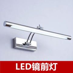 LED ミラーヘッドライトモダンなシンプルなバスルームトイレミラーキャビネットライトステンレス鋼防曇化粧鏡ライト壁画ライト