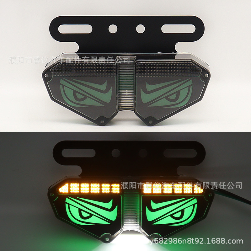 24V Truck Devil Eye Side Light New Angel Eye Waterproof Led Super Bright Lighting with Steering Semi-Trailer Waist Light