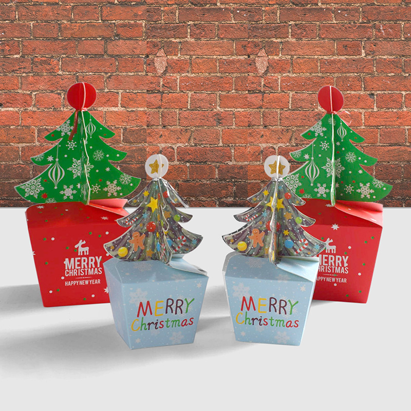 クリスマスギフト包装ギフトボックスクリスマスツリーリンゴ箱包装箱平安果箱キャンディーケーキ箱|undefined