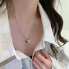 Fashionable necklace, brand chain for key bag , 2021 collection, cat's eye