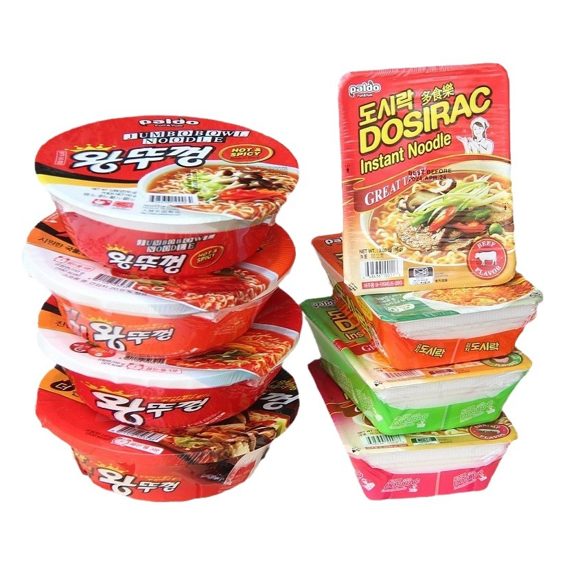 Та же лапша быстрого приготовления Reba's, импортированная из Южной Кореи, лапша Paldo с восьмью говяжьими кусочками, корейская лапша быстрого приготовления с кимчи, коробка лапши, 86 г