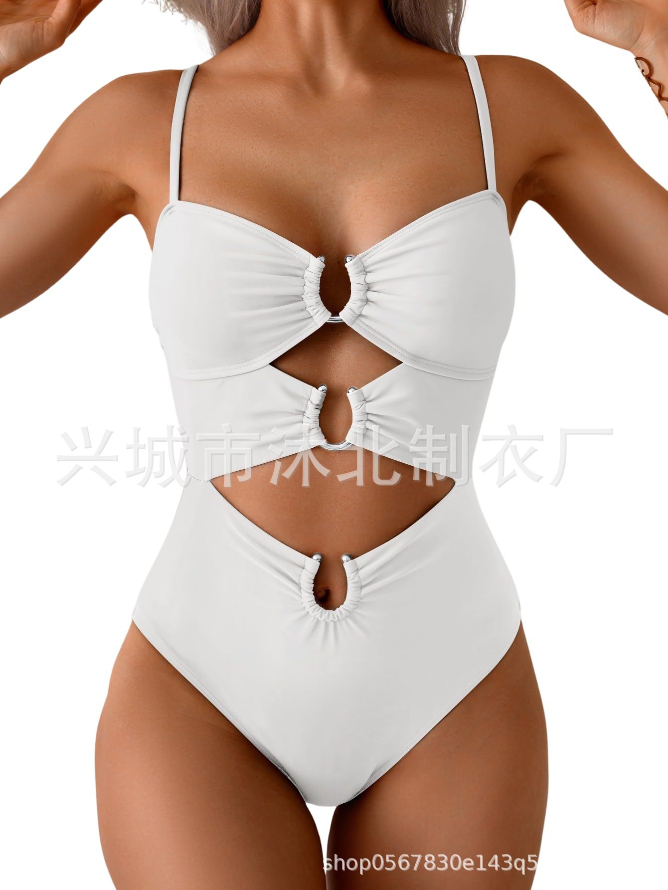 Amazon Europa y los Estados Unidos trajes de baño unidos tipo buckle bikini trajes de baño sexy trajes de baño huecos