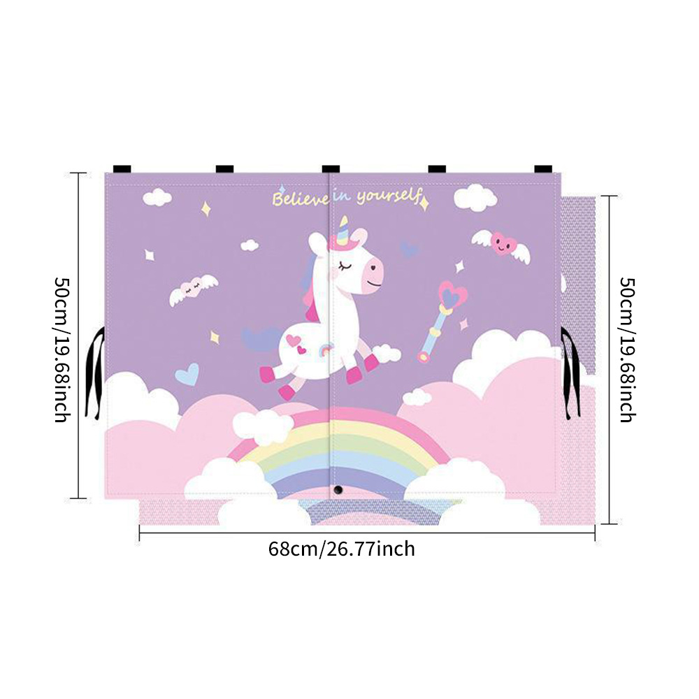 Magnetic suction car sunshade cartoon car curtain car side window shade baby sun protection and heat insulation sunshade