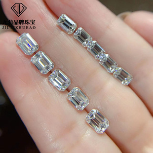 Factory Wholesale Heterosexual Moissanite Loose Stone 5A Crystal Accessories Loose Beads Inlaid Ring Pendant Jewelry Bracelet