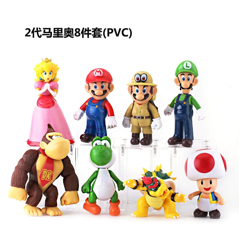 (Cross-border trading), Mario, set, minifigure, 6 pieces