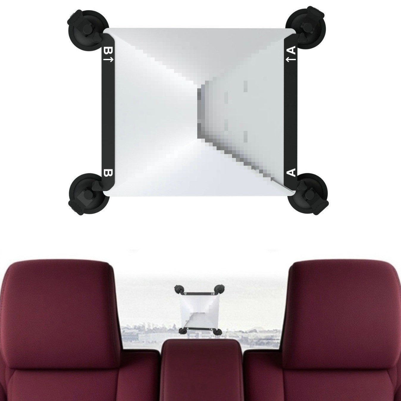 Amazon's Best-Selling Product Is Suitable for Mini Skylight Suction Cup Car Roof Racks, Cross-Border Metal Car Magnetic Mount