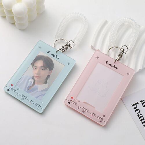 ins style macaron color card holder card brick gu card gu plate desktop protective card film acrylic hard card holder