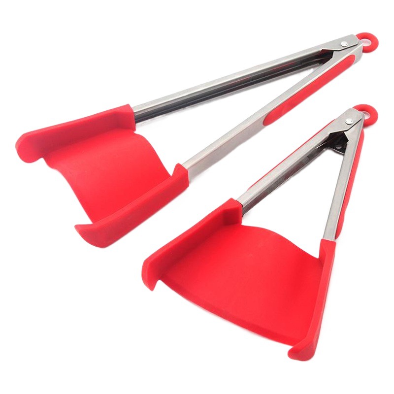 Amazon Venta caliente clip de alimentos de acero inoxidable clip de pan de silicona resistente a altas temperaturas clip de barbacoa clip retráctil clip de alimentos