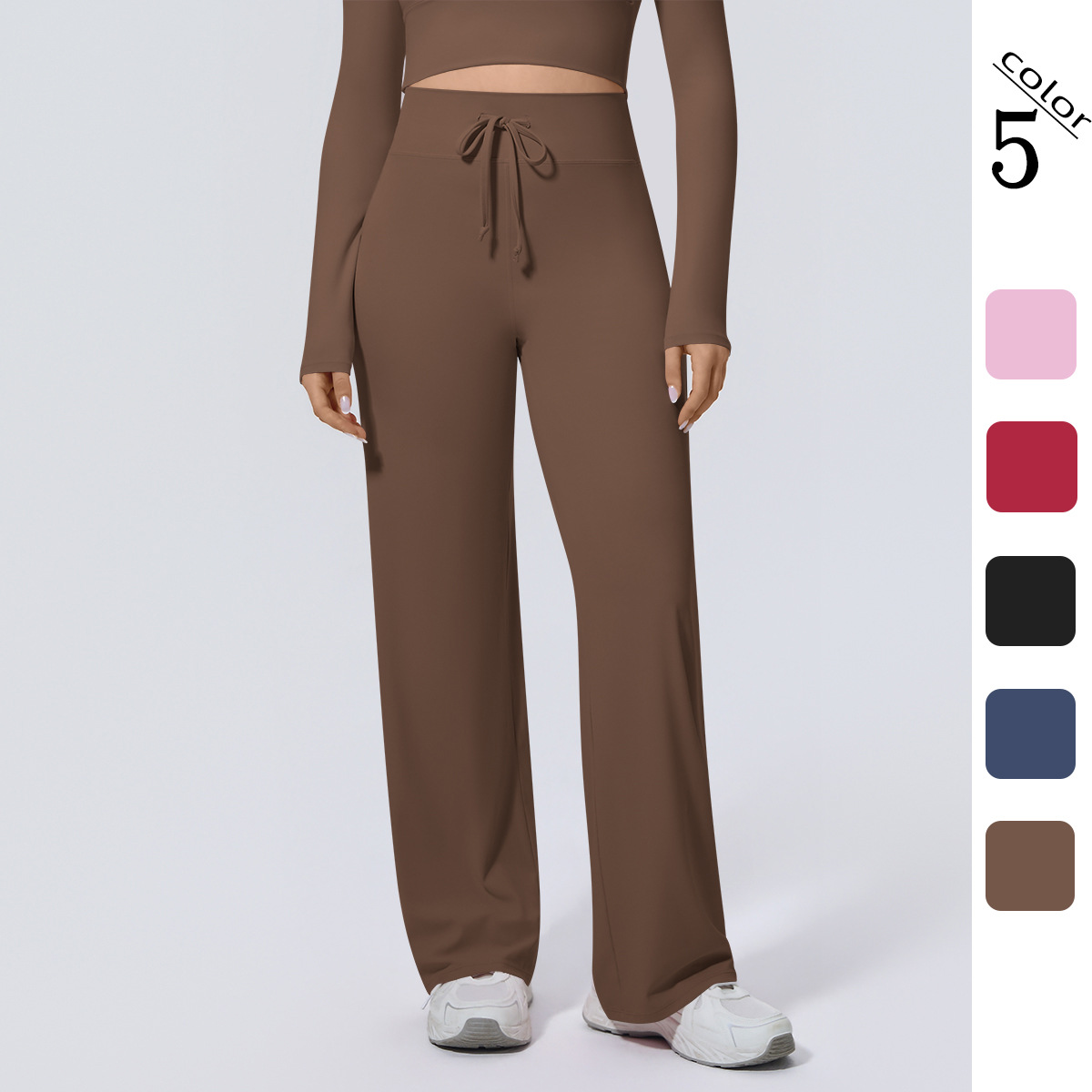 Nuevo transfronterizo de doble cara nylon cintura alta elástica casual pantalones de piernas de nueve puntos para correr fitness leggings de yoga