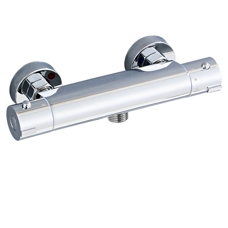 Válvula mezcladora de temperatura constante de cobre, ducha de bañera, grifo de agua fría y caliente, ajuste automático de temperatura, kit simple, venta al por mayor transfronteriza image 6
