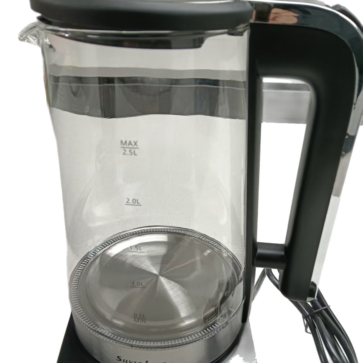 Hervidor de vidrio spot transfronterizo hervidor eléctrico doméstico hervidor eléctrico apagado automático hervidor eléctrico hervidor 2.5L capacidad