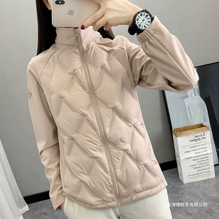 羽绒服男女款白鸭绒秋冬季2025新款防风防水轻薄保暖开衫外套