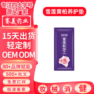 Gongpai Snow Lotus Patch Processing and Customization of Women's Private Parts Care Pads Oem Private Care Pads Oem Processing