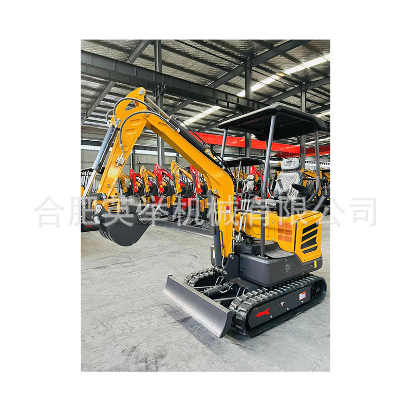 Mini excavadora agrícola tipo YJ20 mini excavadora de huerto pequeña excavadora doméstica bomba hidráulica diesel excavadora de arena