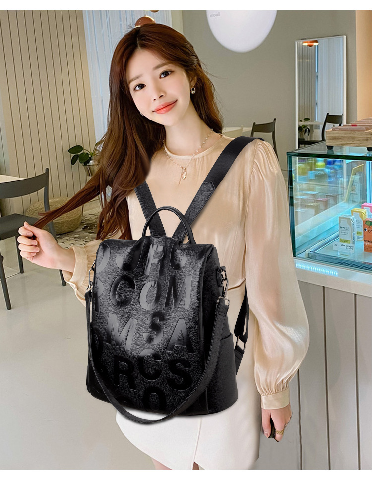 Waterproof 15 Inch Women's Backpack Shopping Fashion Backpacks display picture 1