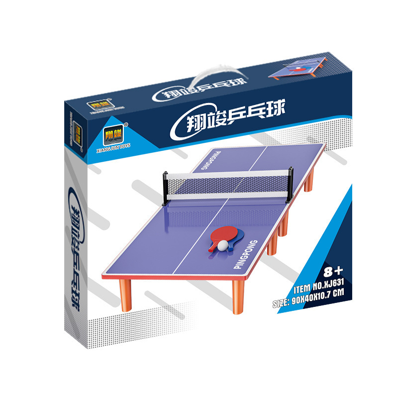 Niños transfronterizos hogar pequeño mesa de tenis de mesa interior mesa de fútbol mini mesa entrenamiento para niños juguetes plegables simples