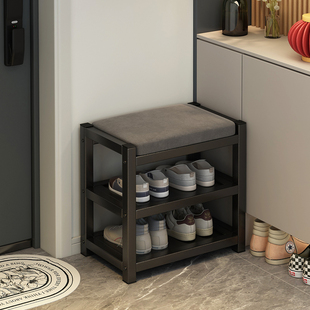 Shoe Bench Small Mini Shoe Cabinet Household Shoe Rack Small Narrow Doorway Entry Door Integrated Steel Multi-Layer Simple Shoe Rack