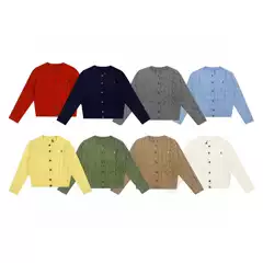 High Version R Ralph Lauren Pony Embroidered Knitwear Cardigan Outwear Casual Versatile Knitwear Loose Retro Women