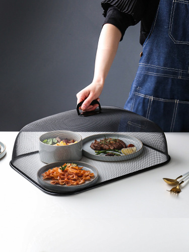 Gai Cai Network Cover Tablecloth Meal Dust Insect Fly Protection Table Cover Leftover Food Cover Household Non-Folding Food Cover