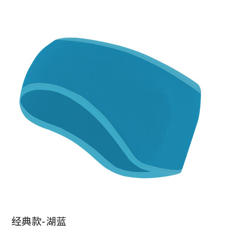 亚马逊防寒发带纯色抓绒防风额头保暖头带加绒加厚跑步运动护耳带|undefined
