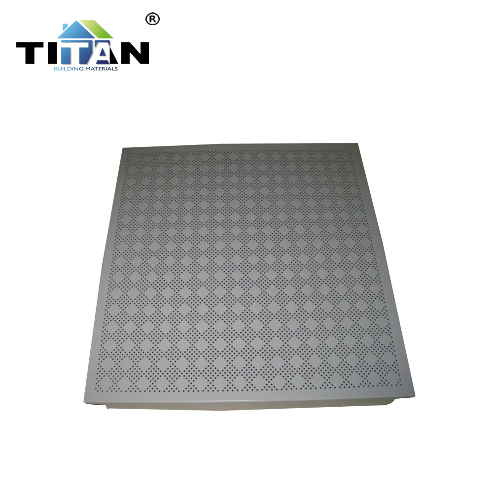 Placa de refuerzo de aluminio 600*600 rejilla de techo integrada Placa de refuerzo de aluminio Placa de refuerzo de techo