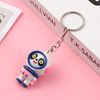 Astronaut, sophisticated keychain, space car keys for beloved, backpack accessory, new collection, panda, 2022, creative couple