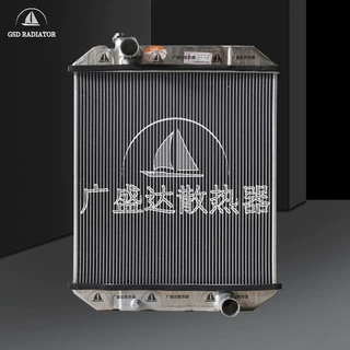 三一65CSY65C挖机水箱工厂批发挖掘机水箱散热器发货快