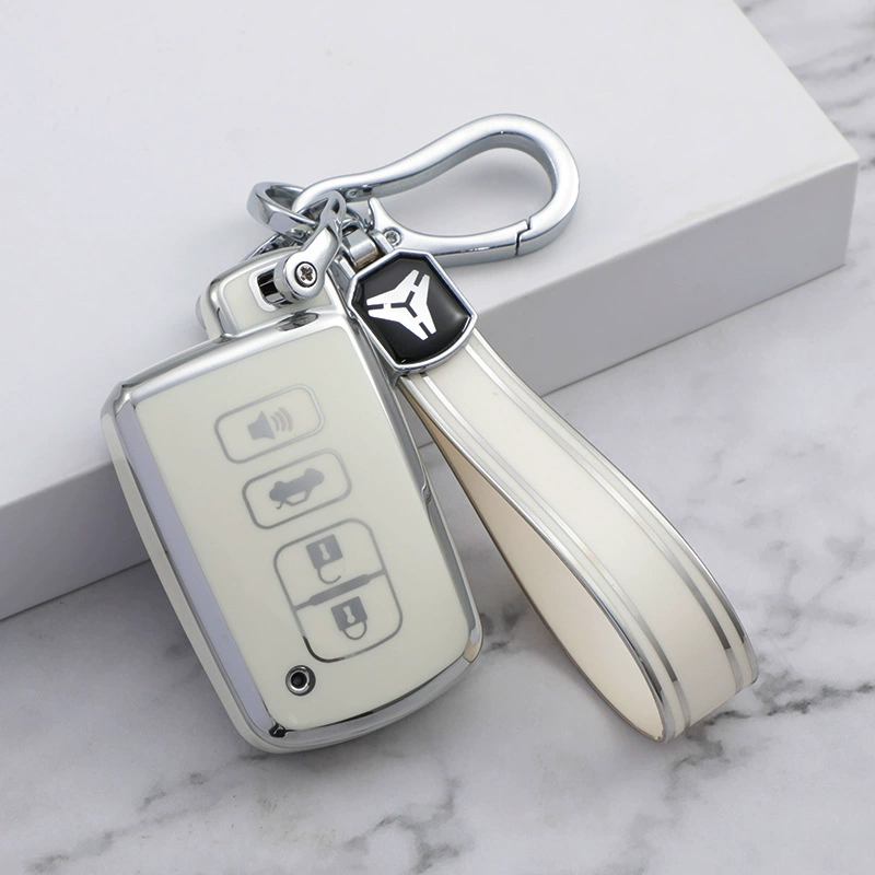 Применимо к Toyota импорт Rand Cool Road Zeyin Border Car Key Set 08-20 Land Patrol LC200 металлическая пряжка