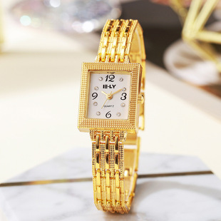 New Gold Women's Watch Women's Cross-border Explosions Niche Student Party Fashion High-value Bracelet Quartz Watch