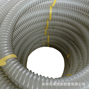 PU stainless steel wire hose food grade suction pipe material pipe wear resistant 304 stainless steel wire