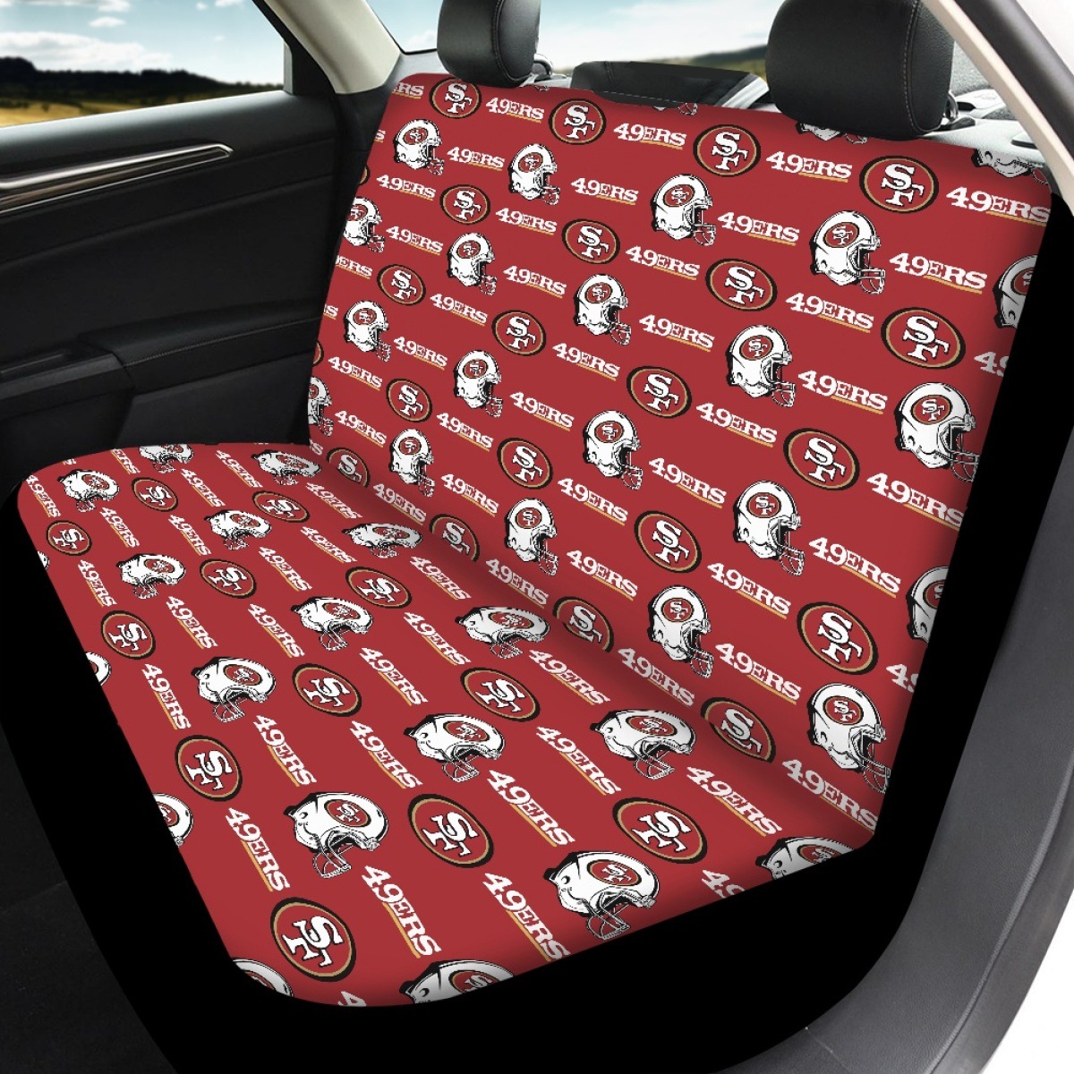Popular cross-border car seat covers featuring the NFL Dallas Cowboys design, car seat cushions, and car accessories