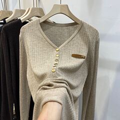 200斤可穿新款毛衣女宽松韩版大码显瘦长袖一体式洋气打底针织衫
