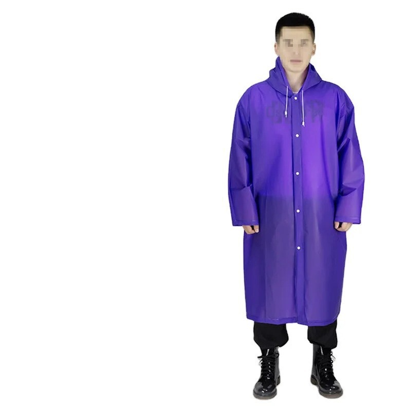 PEVA Ultra Light Shirt Adult Outdoor Travel Raincoat Multicolor Optional Poncho W