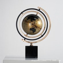 地球仪装饰摆件轻奢高档客厅饰品办公室酒柜玄关高级创意家居好物