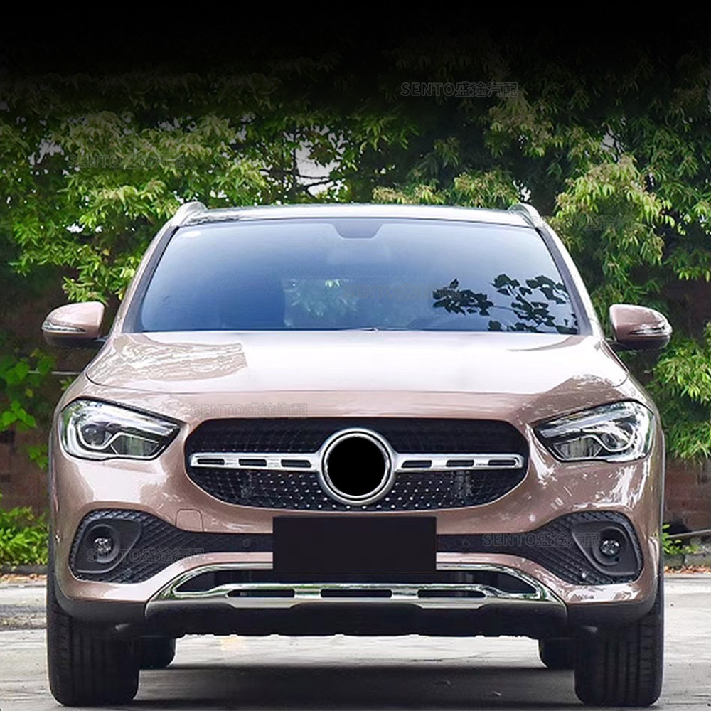 Suitable for 2020-2022 Mercedes-Benz Gla Modified Vertical Bar Gt Starry Front Grille H247 Front and Rear Intake Grille