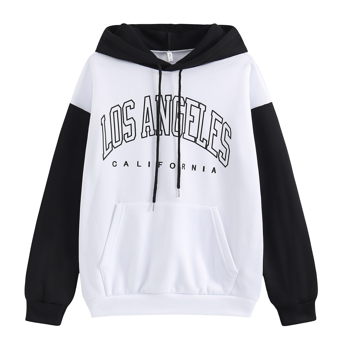 Hip Hop Hooded Sweatshirt Brown