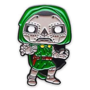 MF DOOM brooch iron mask Dumm KDM hip hop rock rapper backpack pin metal alloy badge