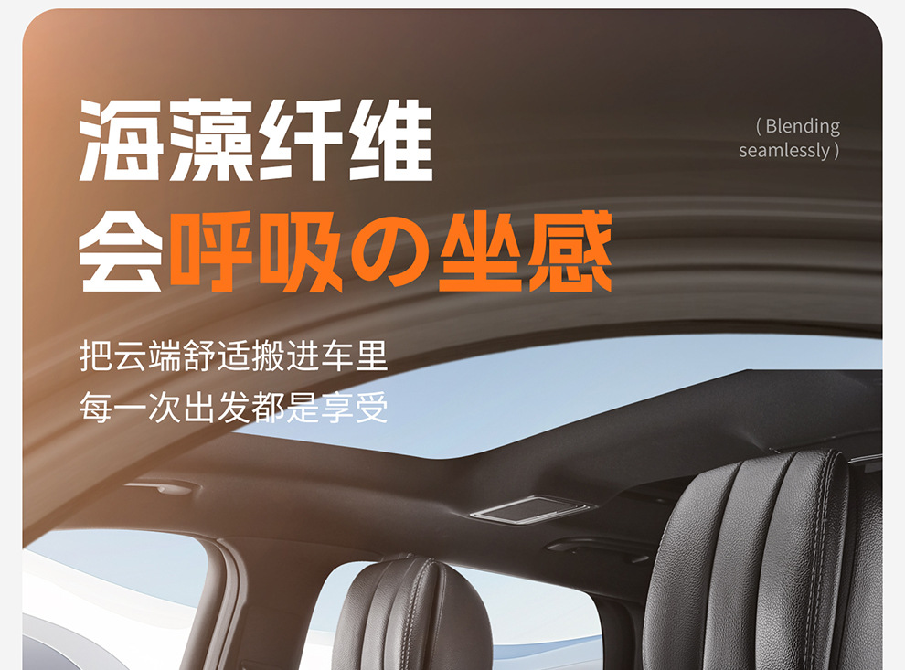 2026 New Model Seaweed Fiber Seat Cushion, Universal for All Seasons, Seat Cover and Cushion, Dropshipping Available
