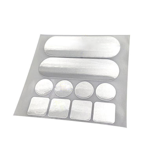 Pot stickers, high temperature resistant pot and basin water pipe repair tools, hole patches, stainless steel waterproof leak repair stickers, aluminum foil tapes