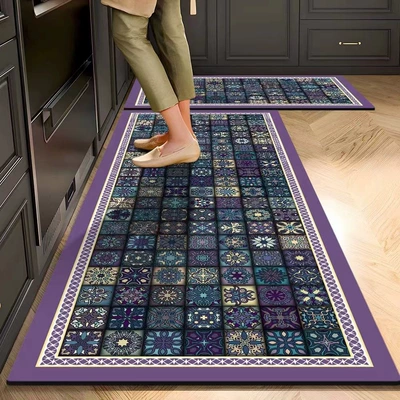 Avtomobil döşəmə paspasları — Kitchen Stain-Resistant, Water-Absorbing and Oil-Absorbing - rytc-47-technical-cloth-rubber-sole-40x-60cm-one-piece